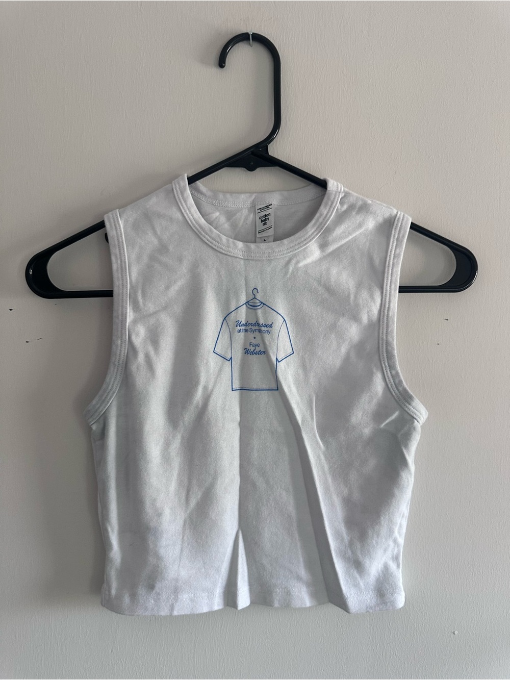Faye Webster cropped tank